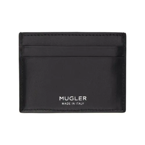 Mugler Кожа Держатель для карт Мужской Черный