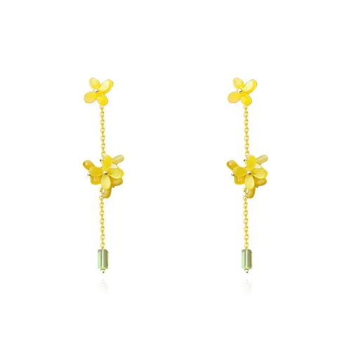 GUDS GAVE Alloy Resin Earrings Women's