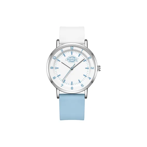 Dickies Кварцевые часы механизм силиконовый ремешок 46 мм белый циферблат унисекс подарок включен