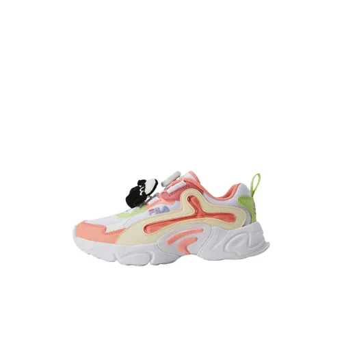 SHAUN THE SHEEP x FILA KIDS BOA Амортизаторы Slip-resistant Низкий Топ Детская Беговая Обувь FILA Белый Desert Розовый Детский