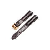 Розовая пряжка, коричневый кожаный ремешок