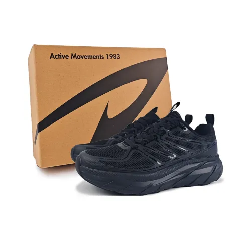 DEERWAY Амортизация Покрытие Увеличение Высоты Устойчивость к Износу Низкий Топ Casual Унисекс Черный