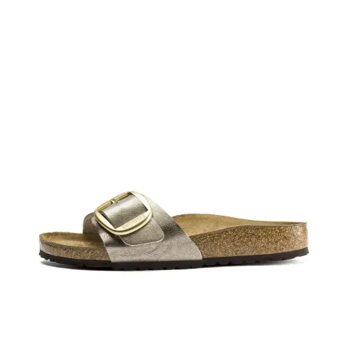 Birkenstock Madrid Big Buckle EVA Устойчивые к истиранию Слипоны Женские Тауповые Стандартные