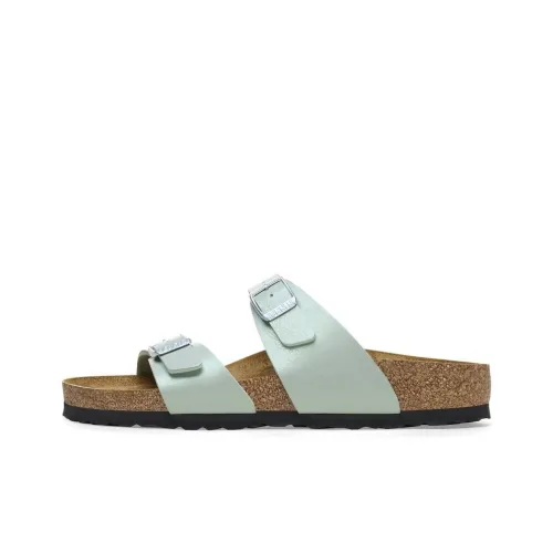Birkenstock Sydney EVA Устойчивые к истиранию Слипоны Женские Светло-зеленые Узкие