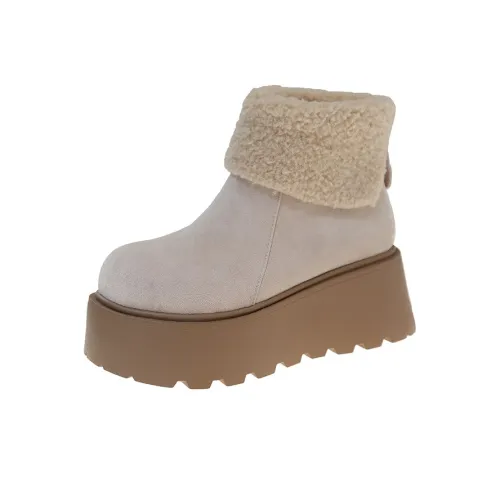 KUPE Теплоизоляционный Slip-Resistant Покрытие Короткие Снежные Ботинки Женские