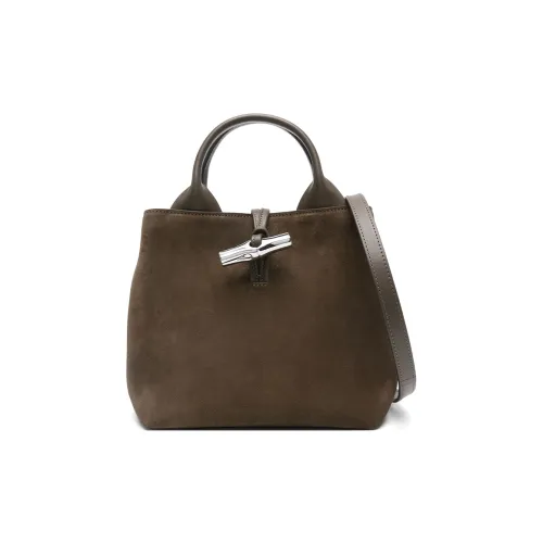 LONGCHAMP Le Roseau Коровья кожа Одно плечо Сумка Маленькая Женская Оливковая