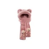 3D-эффект, медведь, утолщенный [розовый]