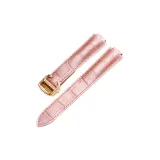 Пряжка розового золота, кожа розового цвета