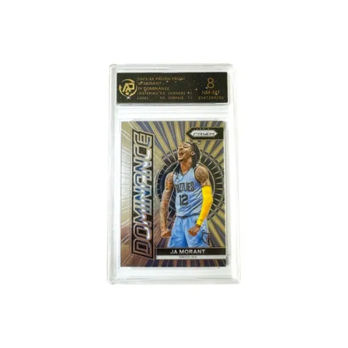 PANINI Морант Grizzlies Prizm Dominance Teca Баскетбольная Звезда Карта Рейтинг 8 Звезда Сертифицированные Карты 1 шт