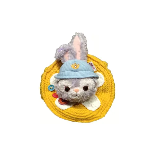 Disney Hand made Time Плюшевый Плечевая сумка Обычный Женский Желтый