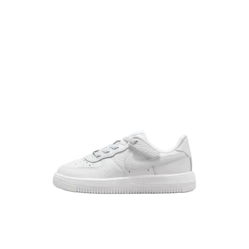 Nike Air FORCE 1 Детские Скейтбординги Низкий Топ Белый Для Детей Дошкольный