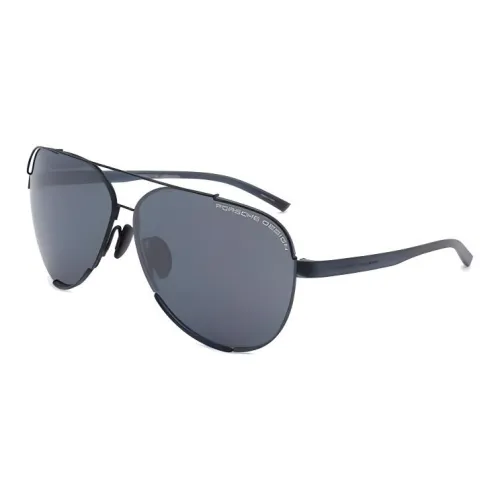 PORSCHE DESIGN Биологические Стальные Авиатор Солнцезащитные очки Мужские Черные