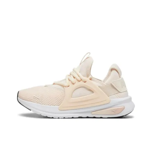 PUMA Softride Enzo Evo Slip-Resistant Abrasion-Resistant Low Top Casual Running Shoes Men's Light Pink