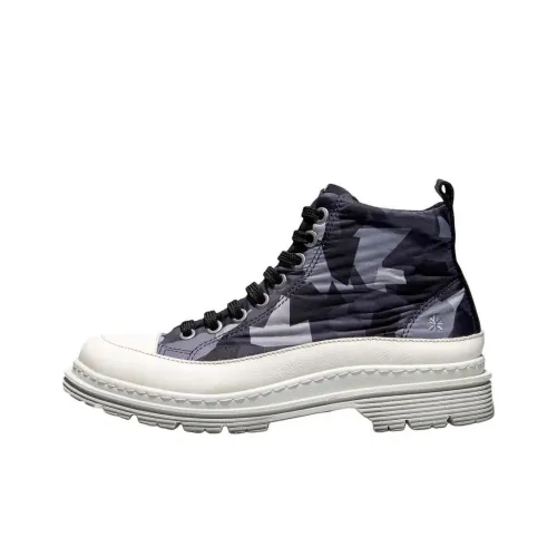 Art Birmingham Короткий Мартин Boot 4CM Женские Синий