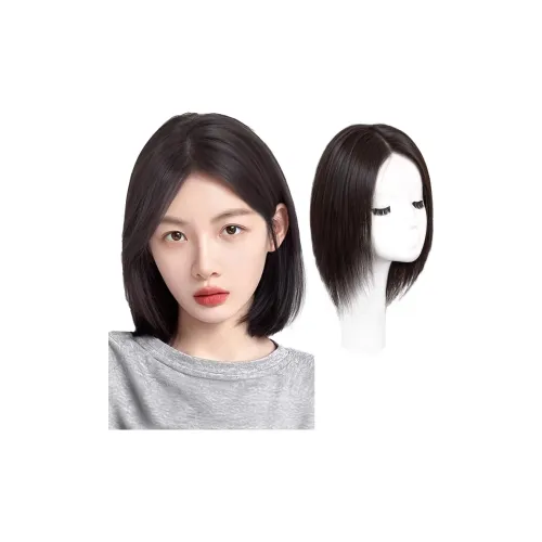 WANWANFENG Кружево Wispy Bangs Парики Естественный