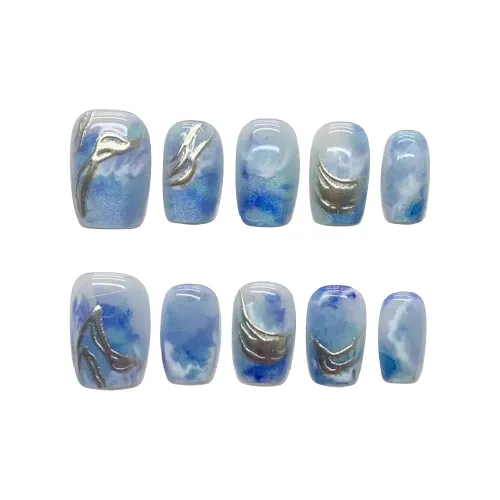 Song Biography Синий Позолоченный 3D-эффект Осветляющий 15mm Короткий LADDER