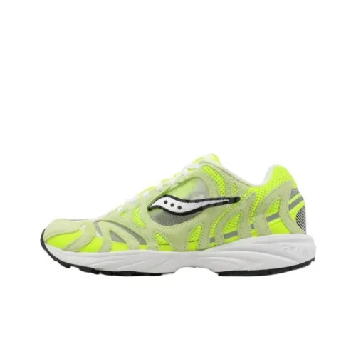 Saucony Grid Azura 2000 Беговые кроссовки Низкий Топ Желтый Мужской