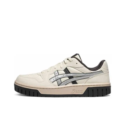 Asics Court Mz 2,0 Амортизация Износостойкие Низкие Кроссовки для скейтбординга Унисекс Бежевые