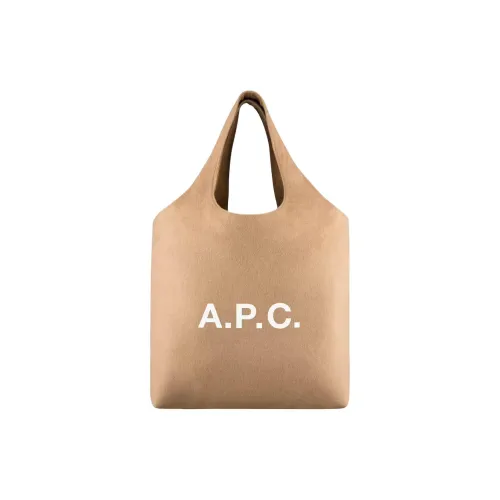 A.P.C. Joint Paragraph Шерстяная Сумка-тоут Сумка для покупок Сумка через плечо Унисекс CAMEL