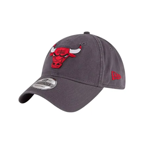 New Era Хлопковые кепки унисекс серые