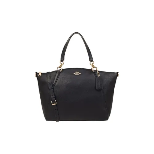 COACH Kelsey ПВХ Сумка через плечо Сумка Женская Черная