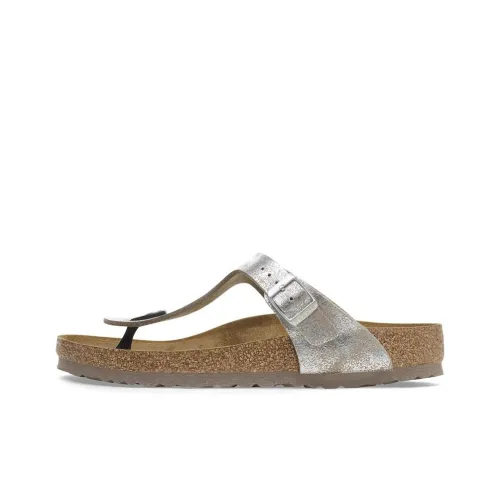 Birkenstock Gizeh EVA Устойчивый к истиранию Противоскользящие Шлепанцы Женские Серебряные