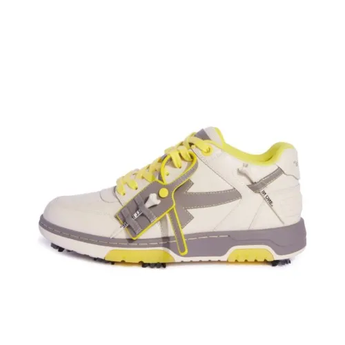 Off Белый Out Of Office Низкие Кроссовки для скейтбординга Мужские Серые