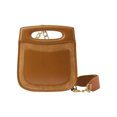 SOEUR Коровья кожа Одно плечо Сумка Женская Охра CAMEL