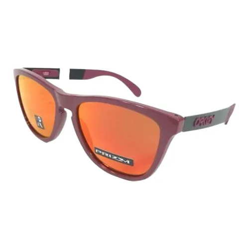 Oakley Металлический Ацетат Кошачий Глаз Солнцезащитные Очки Мужские Фиолетовые