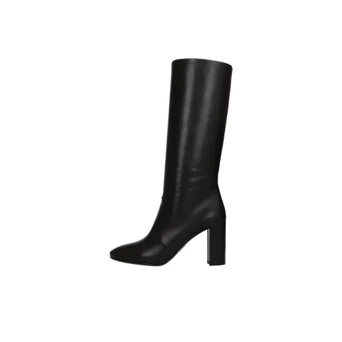 PRADA Колено Высокие сапоги 8 см Женские Черный