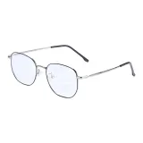 Графитно-черный с серебряной оправой