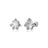 Белый, 5 мм, 1 пара