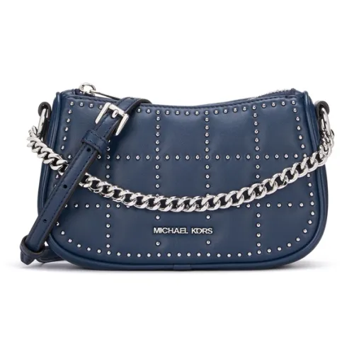 MICHAEL KORS CARMELA Искусственная кожа Сумка через плечо Седельная сумка Сумка через плечо Женская Морской синий