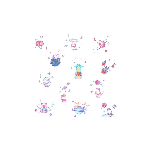 QINGSHANQIHAI Водостойкие временные татуировки с эффектом граффити