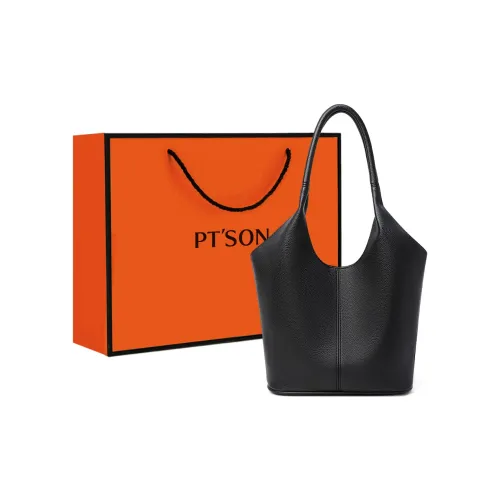 PT'SON Сумка через плечо из синтетической кожи ведрообразная сумка сумка через плечо женская черная коричневая