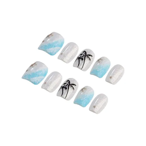 Song Biography Summer Beach Мягкий Модный Nail Art 15 мм Короткий ЛАДДЕР