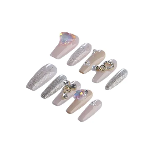 Song Biography Ледяная прозрачность Сердце Magic Mirror Розовый Осветляющий Лак для ногтей 25 мм Средний LADDER