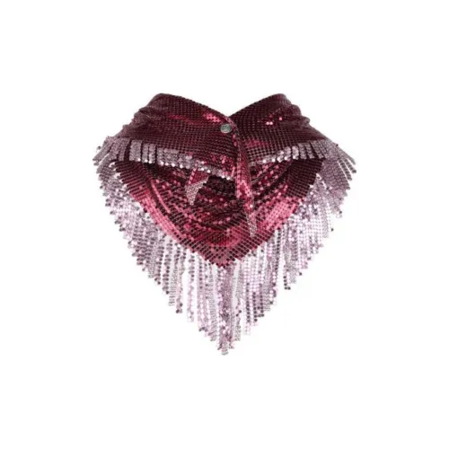 Paco Rabanne Алюминиевые Палантины Женские Розовые