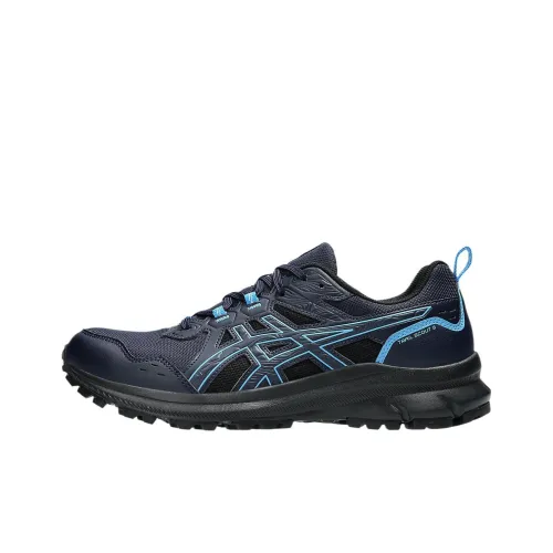 Asics Trail Scout 3 Беговые кроссовки Низкий Топ Черный Синий Мужской