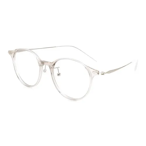 JINS PTX Круглые Оправы для Очков Unisex Light Желтые