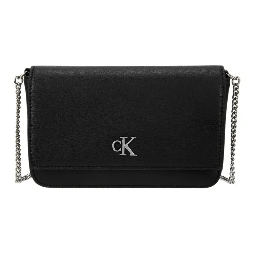 CALVIN KLEIN Minimal Collection Полиэстер с Полиуретаном Сумка через плечо Женская Черная