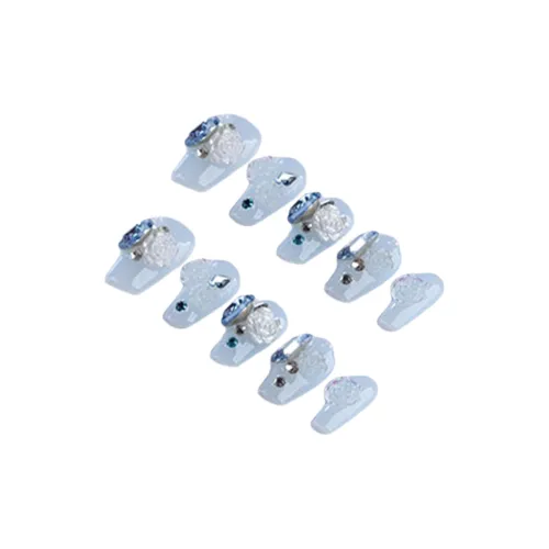 Song Biography Синий Ледяной Прозрачный Камелия 3D-эффект Осветляющий Короткий Claws 15мм Короткий LADDER