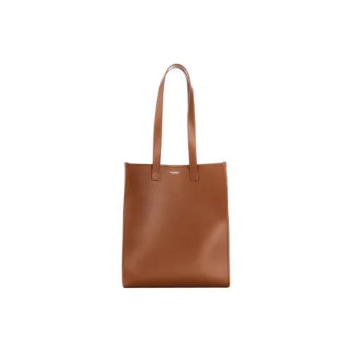 Burberry Телячья кожа Тоут Сумка Сумка для покупок Сумка на плечо Мужская Коричневая