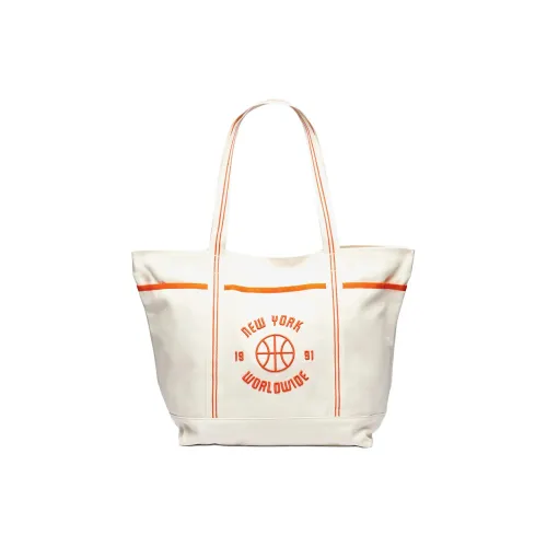 PUMA Хлопок Тоут Сумка Сумка для покупок Сумка на плечо Сумка обычная унисекс Айвори Оранжевый