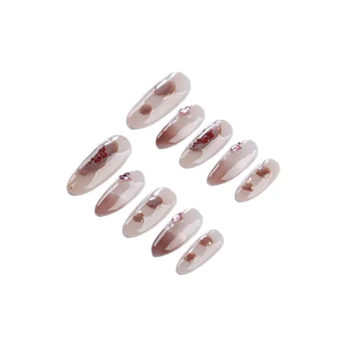 Song Biography Градиентный Лак для ногтей Стиль Майярд Коричневый Осветляющий 25 мм Овал