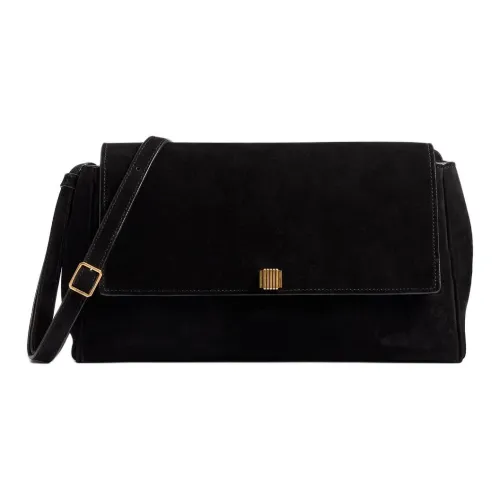 KHAITE Сумка через плечо из телячьей кожи сумка на плечо женская черная