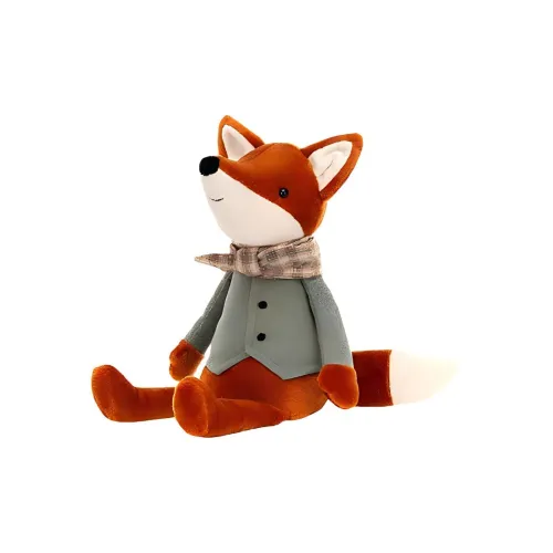 JELLYCAT Forest Animal Collection Riverbank Lanner Лиса Кукла Плюшевая Кукла 33 см Высота в Сидячем Позе