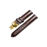 Коричневый с золотой пряжкой