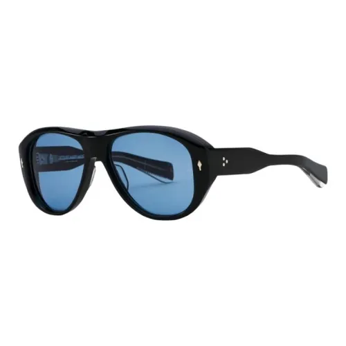 JACQUES MARIE MAGE Ацетат Нерегулярная форма Солнцезащитные очки Мужской Черный