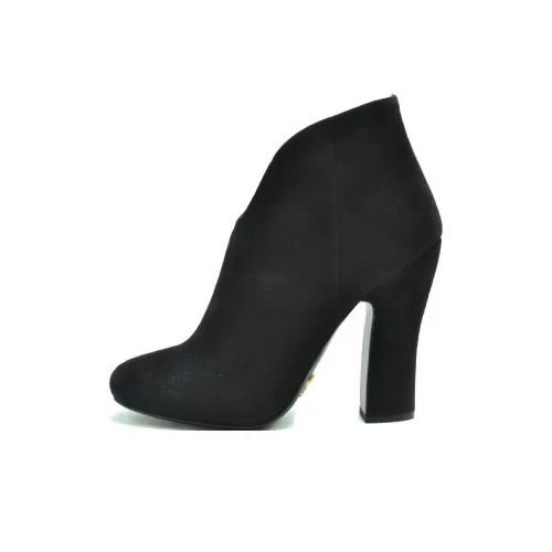 PRADA Ботильоны Высокий каблук Женские Черные